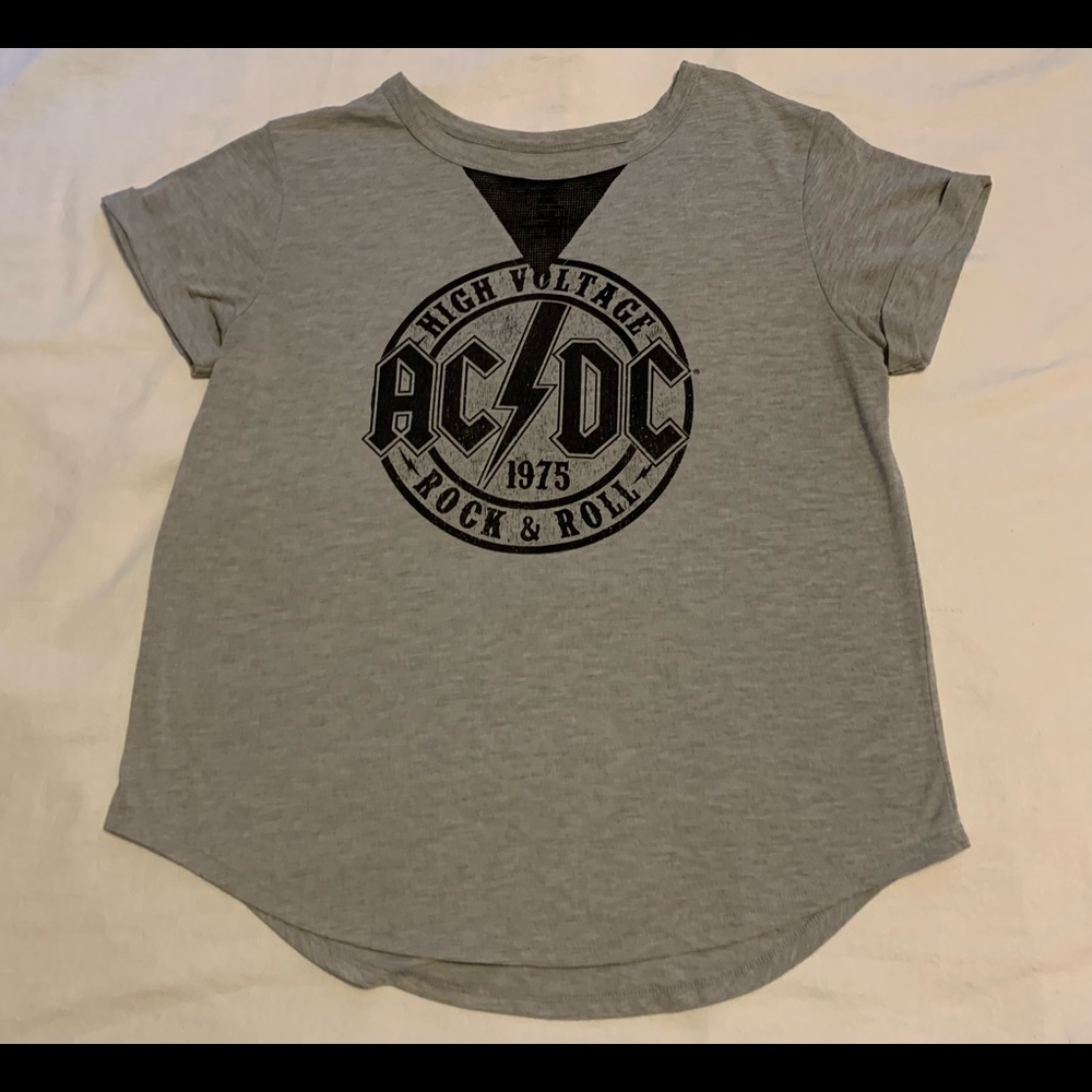 AC/DC women short sleeve top size XXL
